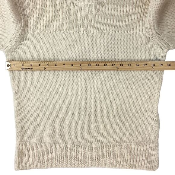 ISABEL MARANT ETOILE Women’s 38 (M) Wool Alpaca Pullover Sweater Side Vent Cream - Picture 10 of 14